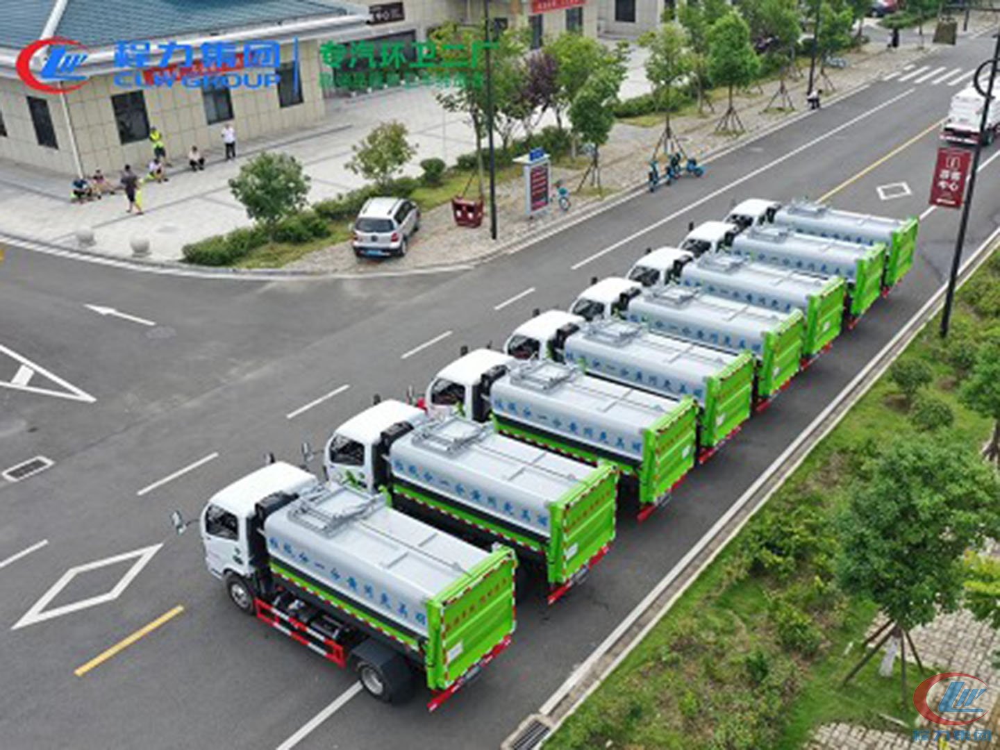 j9.com(中国区)官方网站集团国六东风福瑞卡5方餐厨垃圾车批量交车